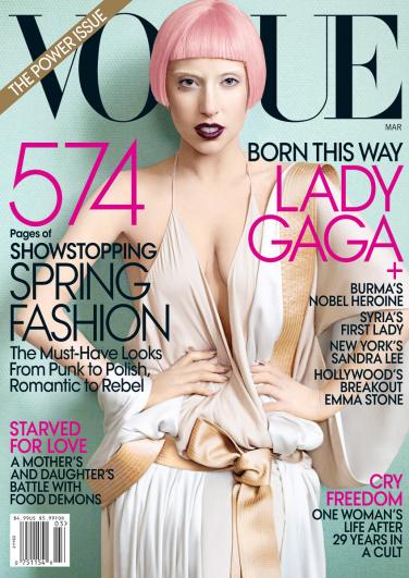Lady Gaga Vogue Shoot. Lady Gaga in Vogue
